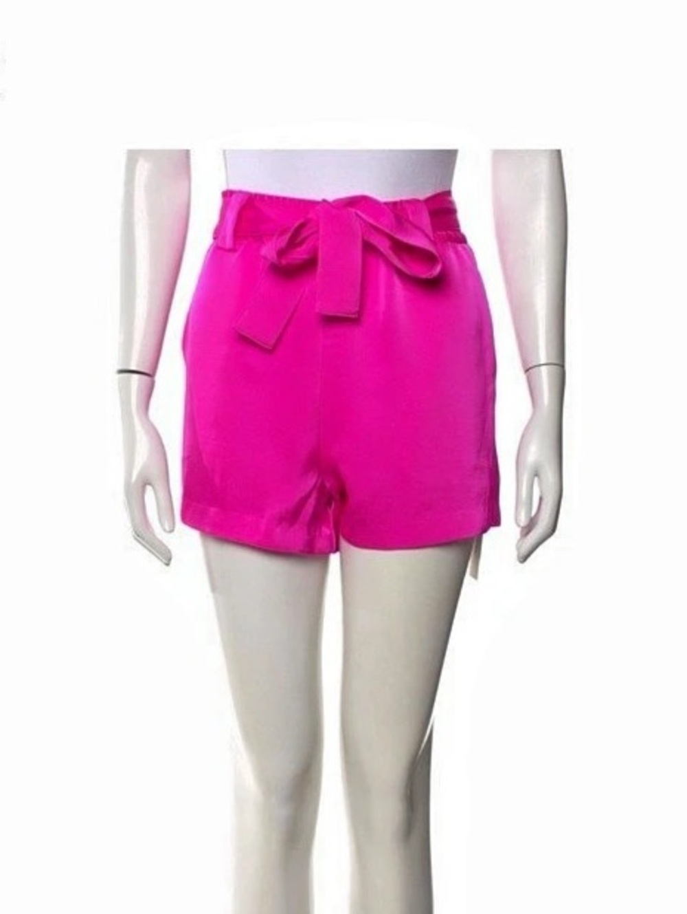 Generation Love Hot Pink High-Waist Tie-Front Shorts XS
